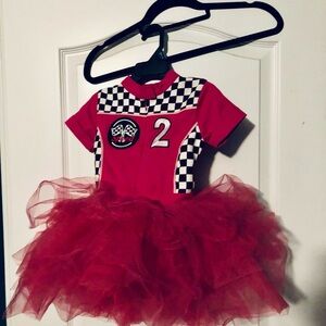 Pink Toddler Racing Dress Tutu